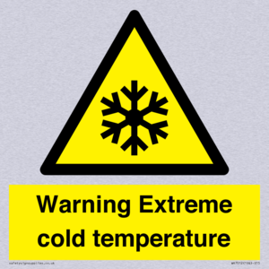 Warning Extreme cold temperature